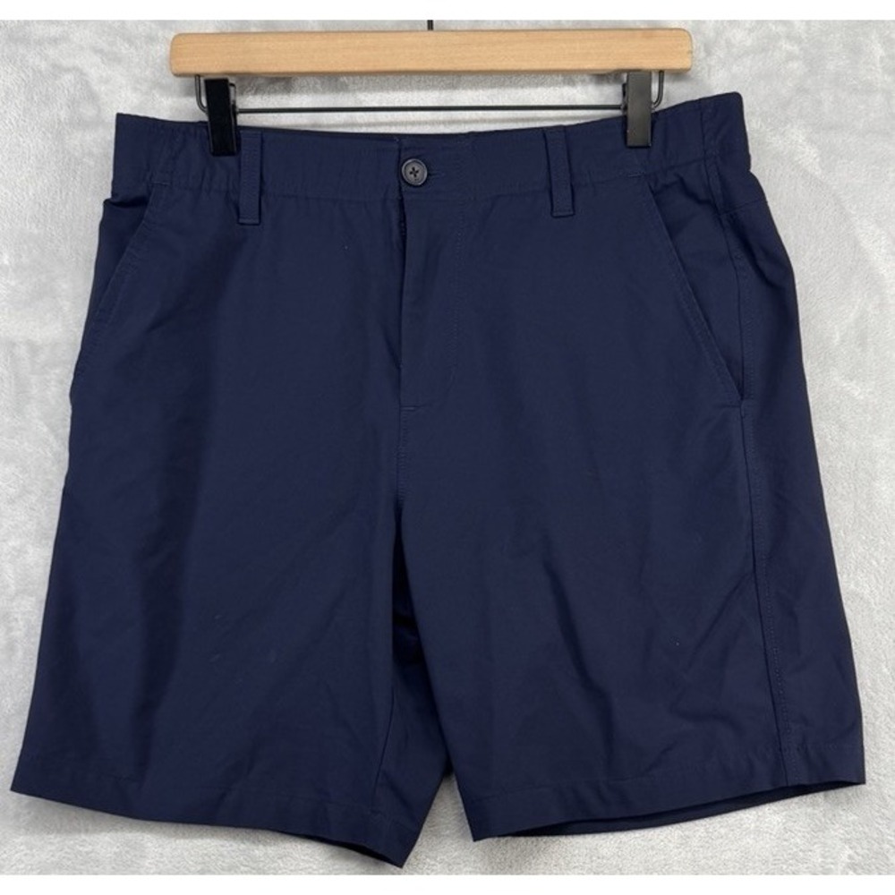 Under Armour Golf Shorts Navy Blue 8" Inseam Men's Size 34